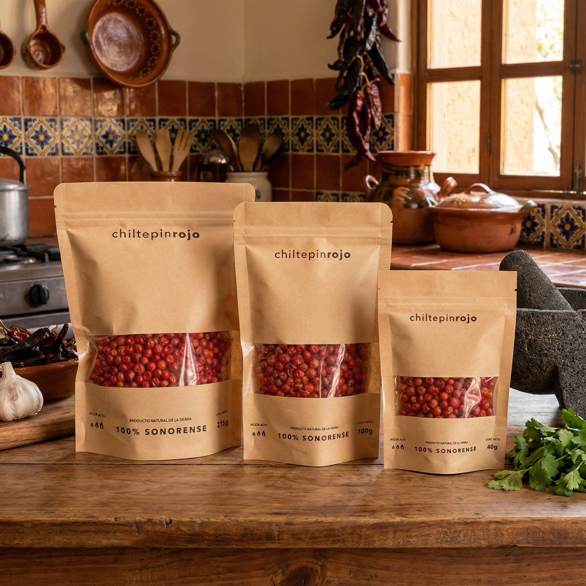 Chiltepin rojo seco picante Sonora pisca